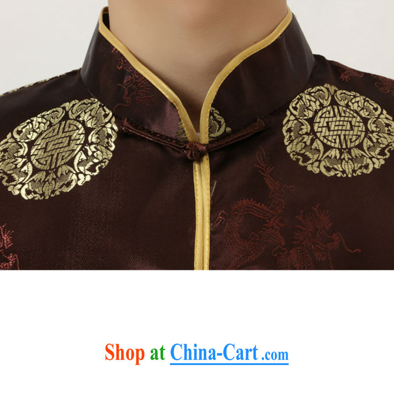 In accordance with the situation in Spring and Autumn and stylish new and old father with stamp duty Tang jackets LGD/M 4002 #coffee 2 XL, according to the situation, and, on-line shopping