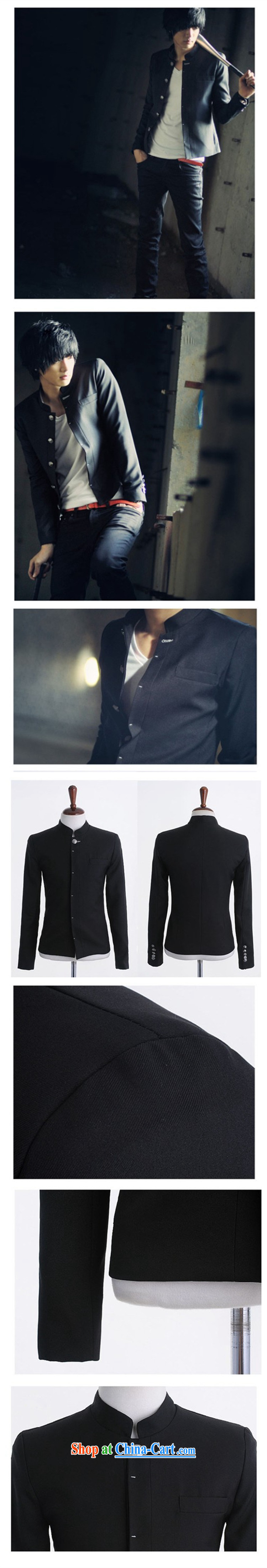 Yet the 2015 autumn and winter men gross Smock is thick, male and cultivating Korean version, for small jacket men's suit black 185/XXL pictures, price, brand platters! Elections are good character, the national distribution, so why buy now enjoy more preferential! Health