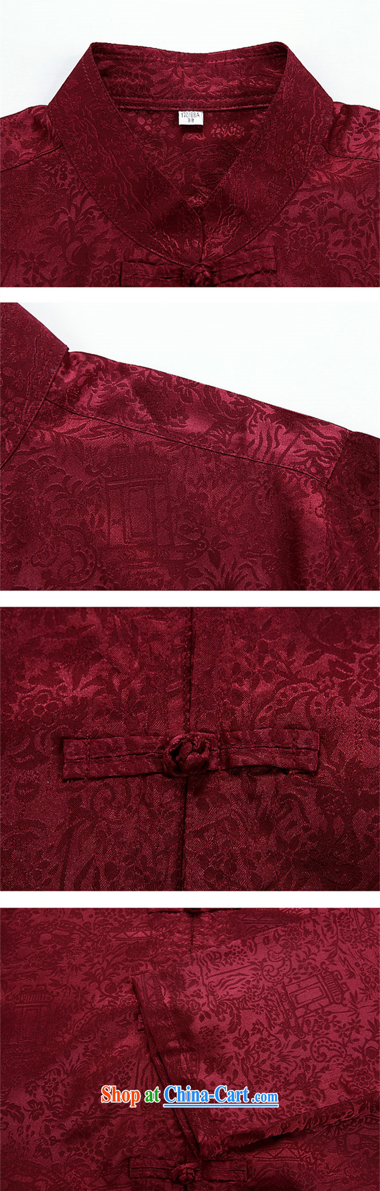 Top Luxury autumn 2014 the Chinese men's long-sleeved men Tang jackets National wind-snap Tang Replace T-shirt classic old Tang is 8060, red long-sleeved XL/175 pictures, price, brand platters! Elections are good character, the national distribution, so why buy now enjoy more preferential! Health