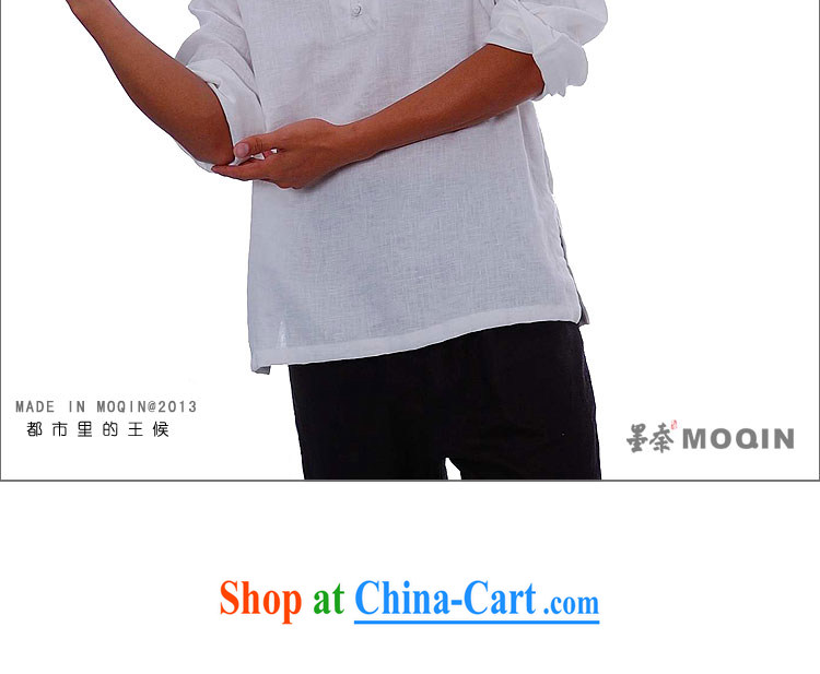 elections the Qin weaving -- rock/ethnic wind plain linen long-sleeved round-collar, tie and white shirt XXL/jumbo pictures, price, brand platters! Elections are good character, the national distribution, so why buy now enjoy more preferential! Health