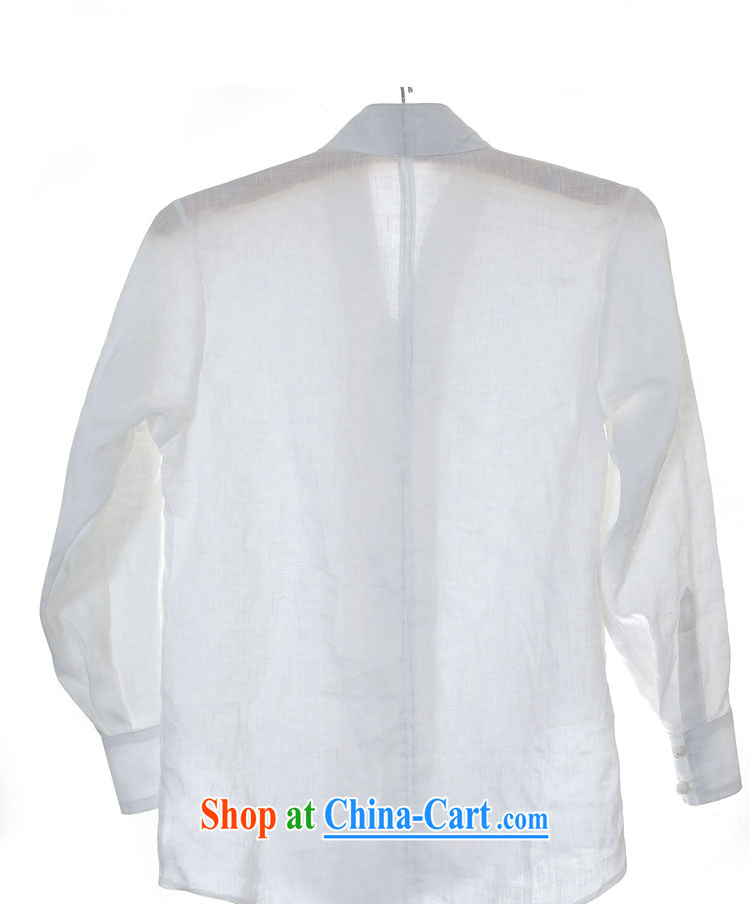 elections the Qin weaving -- 9 song/independent design new long-sleeved linen-tie casual shirt white XXL/Jumbo pictures, price, brand platters! Elections are good character, the national distribution, so why buy now enjoy more preferential! Health