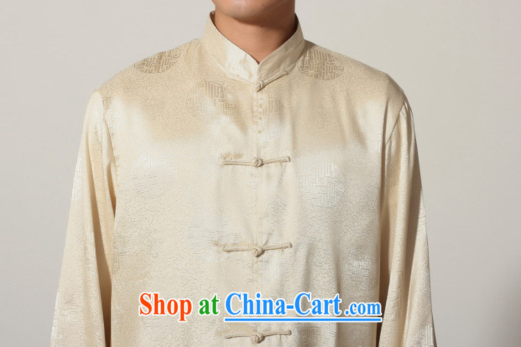 Take the 2014 autumn and winter, new Chinese male Chinese damask on long-sleeved T-shirt Tai Chi uniforms kung fu Kit male - B Cheong Wa Dae on XXXL pictures, price, brand platters! Elections are good character, the national distribution, so why buy now enjoy more preferential! Health
