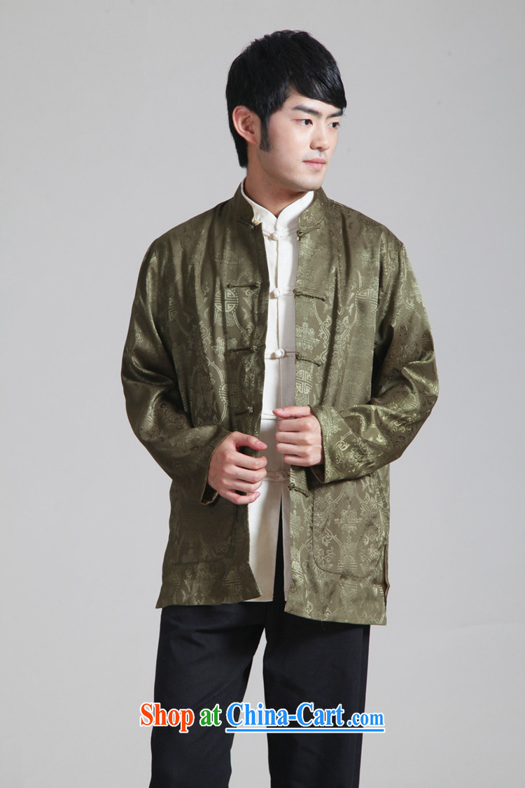 To Green, spring fashion new, older father loaded up for a two-fish jacquard Tang jackets - 3 3 XL pictures, price, brand platters! Elections are good character, the national distribution, so why buy now enjoy more preferential! Health