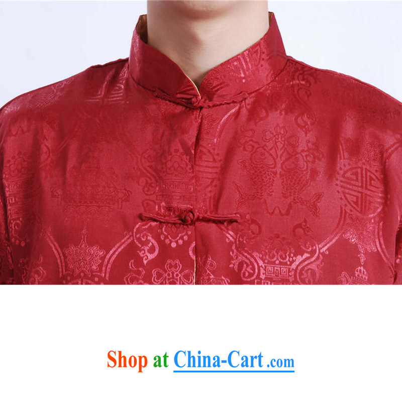 To Green, spring and stylish new products, old father with a collar to spend two-wearing Tang Jacket Picture Color 3XL, green, and, shopping on the Internet