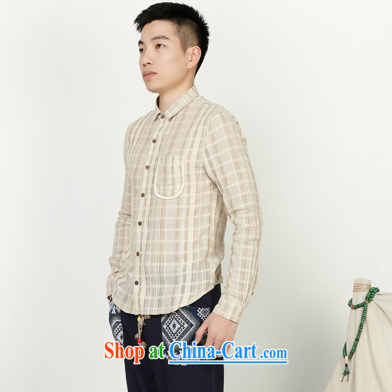 Fujing Qipai Yuen Long designer series National wind embroidery, on old wood for enquiries and for cultivating long-sleeved men's Chinese shirt/B 91 * arts Miguel * XL, Mr Rafael Hui Carter (GUSSKATER), and, on-line shopping