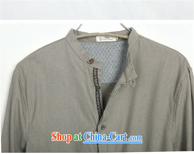 Fujing Qipai Yuen Long China wind designer collaboration series first published National cashew flower element wood for cotton, the Commission for long-sleeved T-shirt/B 75 * retro coffee * XL pictures, price, brand platters! Elections are good character, the national distribution, so why buy now enjoy more preferential! Health