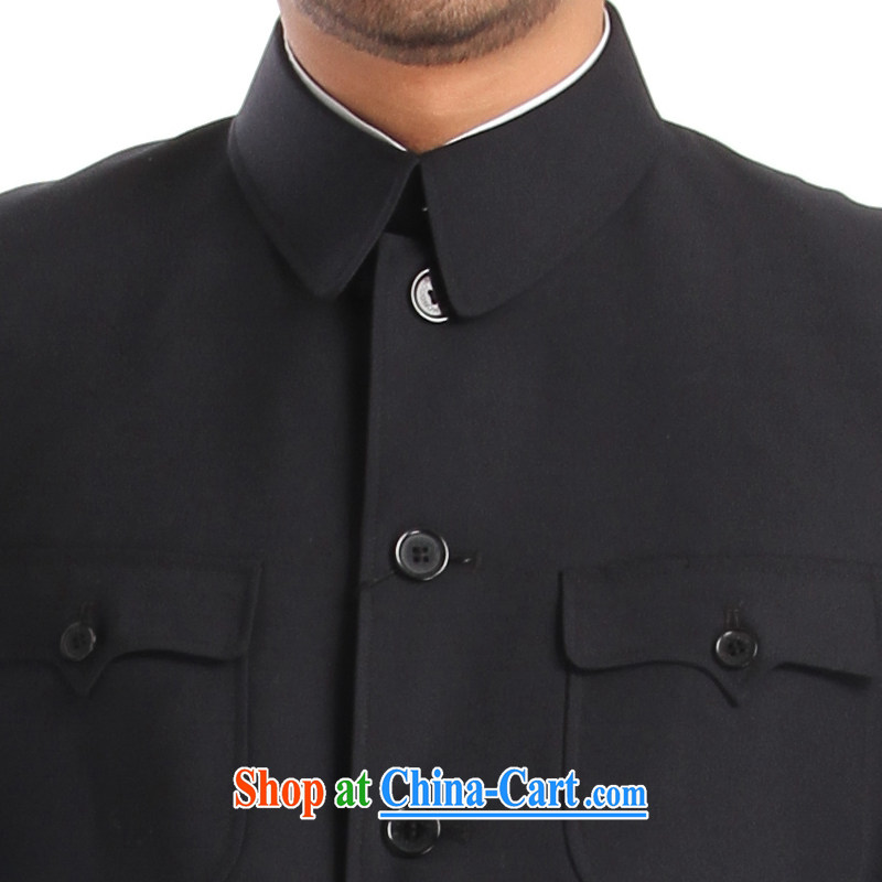 Both the Red Cross smock package the service package business and leisure pure wool smock men's ethnic Chinese wind 22,675 dark blue 175/102, the Red Cross, and shopping on the Internet