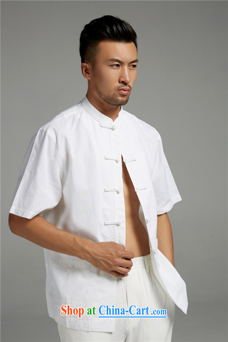 Ask a vegetarian (and as soon as possible with the new summer, men's China wind cotton Ma three-dimensional embroidery short-sleeved Chinese short-sleeved 1414 white XXXL pictures, price, brand platters! Elections are good character, the national distribution, so why buy now enjoy more preferential! Health