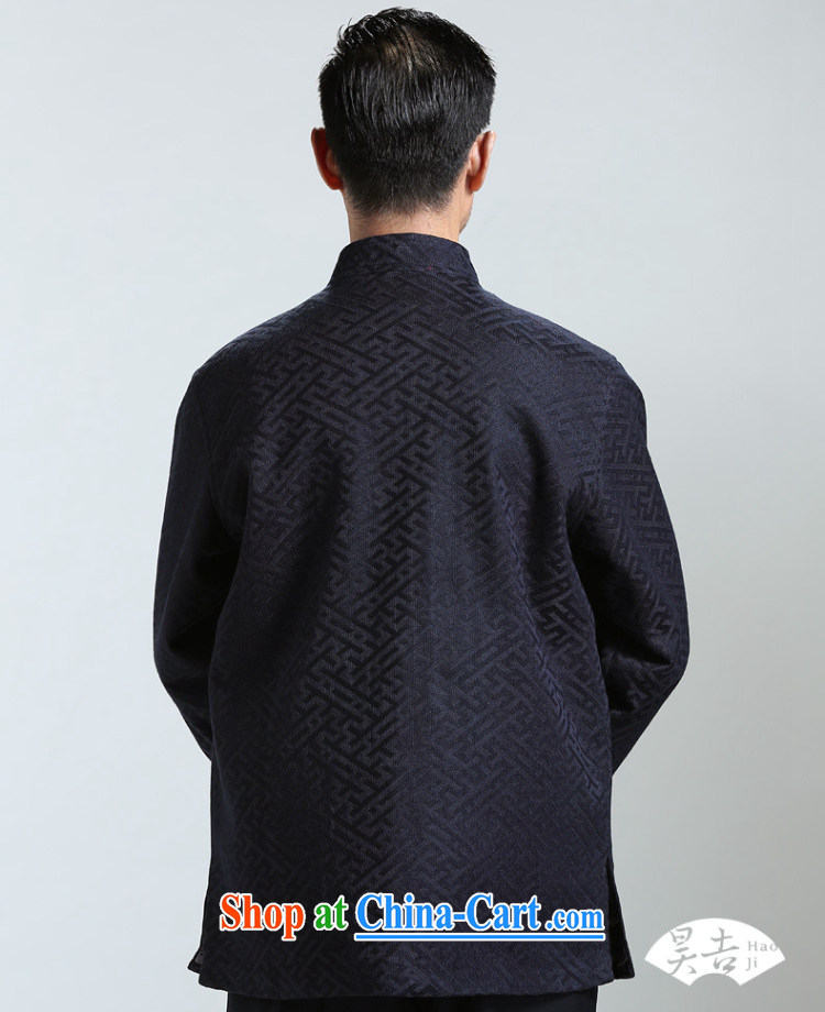 Hao, Autumn 2014 the new, older men's Long-Sleeve is detained Tang jackets older persons T-shirt the T-shirt blue-black 4 XL pictures, price, brand platters! Elections are good character, the national distribution, so why buy now enjoy more preferential! Health