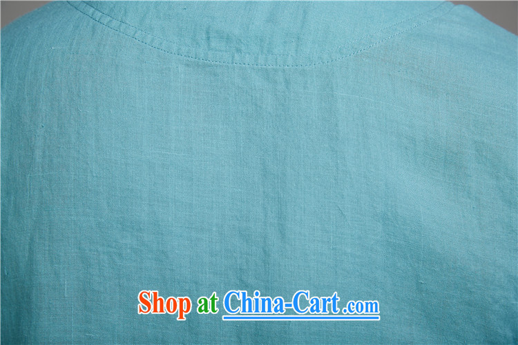 Ask a vegetarian (the health of spring loaded new China wind-tie stylish Chinese short-sleeve 1345 blue XXXL pictures, price, brand platters! Elections are good character, the national distribution, so why buy now enjoy more preferential! Health