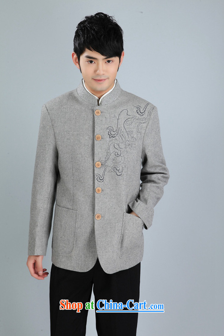 To Green, 2015 fall and winter fashion new and old father with a collar click the buckle Tang jackets - 4m White 3XL pictures, price, brand platters! Elections are good character, the national distribution, so why buy now enjoy more preferential! Health