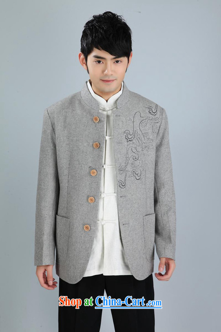 To Green, 2015 fall and winter fashion new and old father with a collar click the buckle Tang jackets - 4m White 3XL pictures, price, brand platters! Elections are good character, the national distribution, so why buy now enjoy more preferential! Health