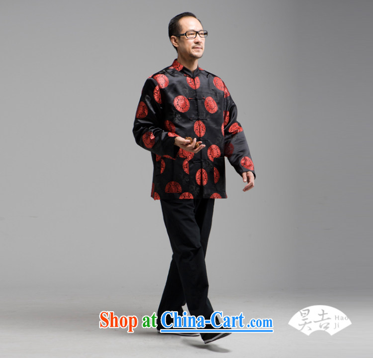 Ho-ji-hee-ribbed long fall in with older men's long-sleeved Chinese elderly Chinese wind up for the charge-back jacket black 4XL pictures, price, brand platters! Elections are good character, the national distribution, so why buy now enjoy more preferential! Health