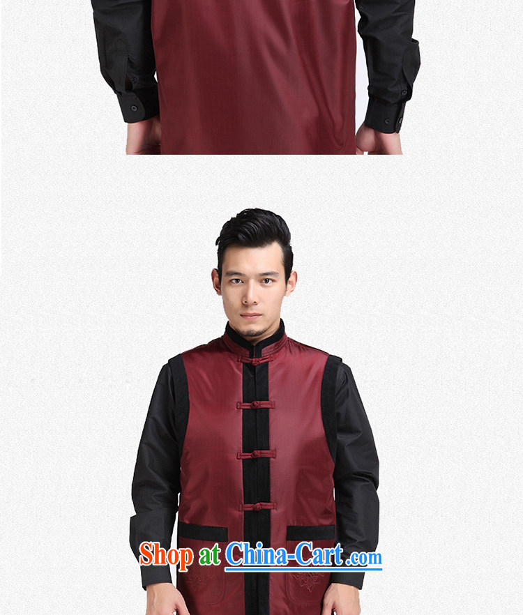 JIEYA - WOLF 2014 new Chinese men's a men's Tang jackets men's Chinese T-shirt men Tang with autumn and winter thin cotton, a black 165/S pictures, price, brand platters! Elections are good character, the national distribution, so why buy now enjoy more preferential! Health