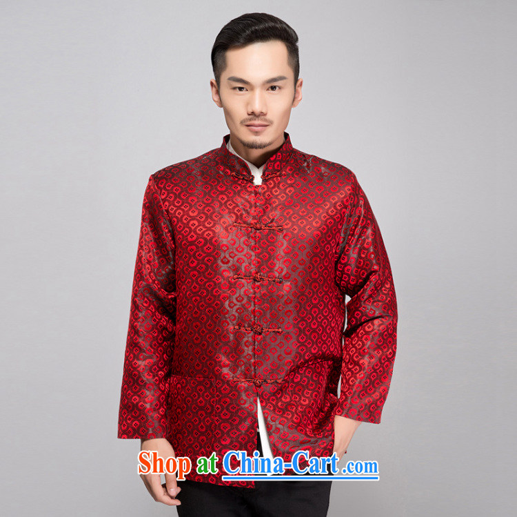 Yan Shu in older men's autumn and winter load Tang stamp thin cotton clothing, for the charge-back casual jacket XL Dad T-shirt holiday clothing the Hung 4 XL pictures, price, brand platters! Elections are good character, the national distribution, so why buy now enjoy more preferential! Health