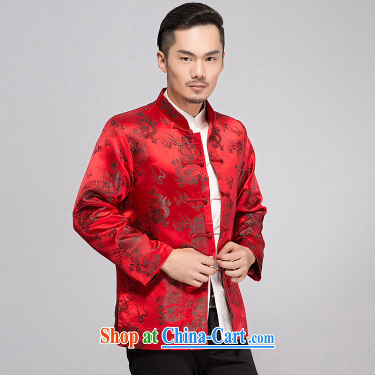 Yan Shu in older men's autumn and winter load Tang stamp thin cotton clothing, for the charge-back casual jacket XL Dad T-shirt holiday clothing the Hung 4 XL pictures, price, brand platters! Elections are good character, the national distribution, so why buy now enjoy more preferential! Health
