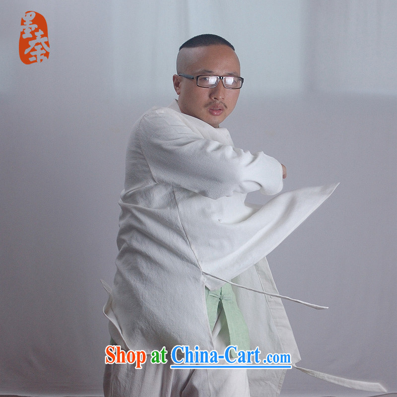 elections the Qin weaving -- original design China wind cotton the long-sleeved, served 1122 road white XXL/Jumbo, the Qin, shopping on the Internet