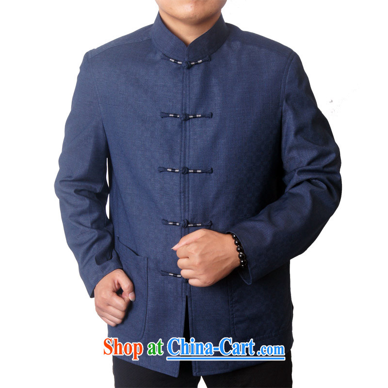 The British, Mr Rafael Hui, male 14 new fall and winter with long-sleeved Chinese men and Chinese, for the folder and in the older Chinese men Tang jackets 1321 blue 190, the British Mr Rafael Hui (sureyou), on-line shopping