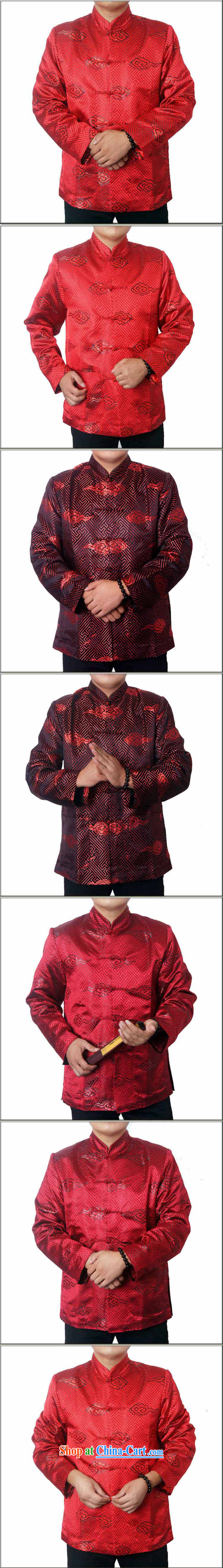 Spring and Autumn and new, older women and men in taxi for couples with a leading Chinese Birthday Golden Chinese T-shirt long-sleeved jacket 1221 men red 190 pictures, price, brand platters! Elections are good character, the national distribution, so why buy now enjoy more preferential! Health