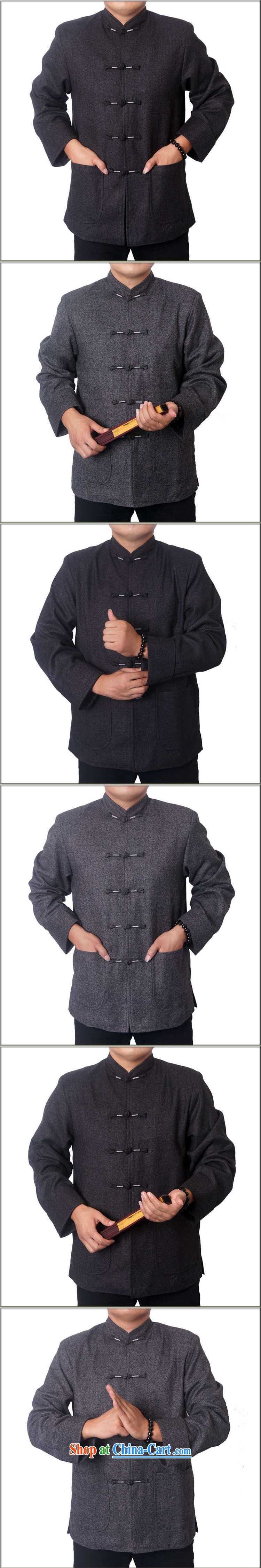 The British, Mr Rafael Hui, man and 14 New Men's upscale Chinese, for Chinese ethnic Chinese older jacket father gift 9821 gray 190 pictures, price, brand platters! Elections are good character, the national distribution, so why buy now enjoy more preferential! Health