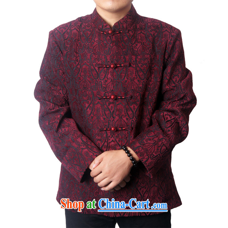 The British, Mr Rafael Hui, and 14/New Chinese men's high quality spring loaded Tang Tang and replace the jacket Chinese, for men's 735, deep red 190, the British Mr Rafael Hui (sureyou), online shopping
