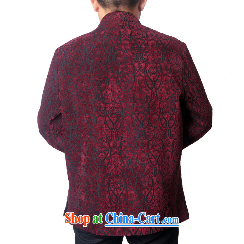The British, Mr Rafael Hui, and 14/New Chinese men's high quality spring loaded Tang Tang and replace the jacket Chinese, for men's 735, deep red 190, the British Mr Rafael Hui (sureyou), online shopping