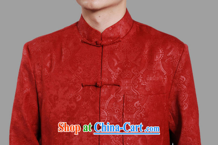 Spend the autumn and winter, the male Tang in older father replace Generalissimo, for the thin cotton ironing take long-sleeved sweater - A dark blue 3XL pictures, price, brand platters! Elections are good character, the national distribution, so why buy now enjoy more preferential! Health