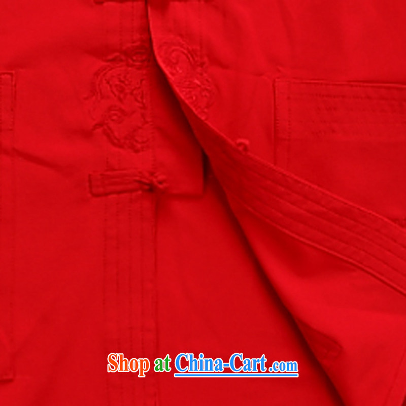 Hi concentric 2015 new men and the old men Tang jackets red XXXL, concentricity, and shopping on the Internet