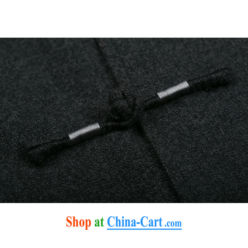 New autumn and winter, older upscale men and a solid color Tang jackets wool blend, in older clothing and refined, for the charge-back wool blend the older Chinese, dark gray XXXL/190, and mobile phone line (gesaxing), and, on-line shopping