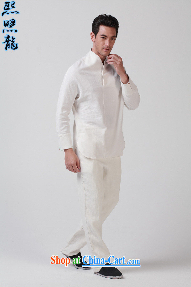 Hee-snapshot Dragon original male Chinese Han-Chinese scholar of the costumes for men's day, linen Chinese improved Tang with white 180 pictures, price, brand platters! Elections are good character, the national distribution, so why buy now enjoy more preferential! Health
