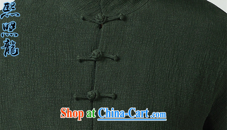 Hee-snapshot Dragon original high-end double linen men's Chinese cotton, thick Chinese Winter, loose long-sleeved jacket dark blue XL pictures, price, brand platters! Elections are good character, the national distribution, so why buy now enjoy more preferential! Health