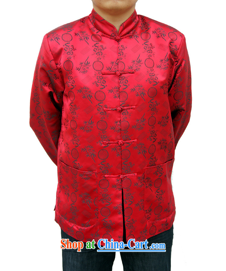 Sureyou men's Spring and Autumn and new, replacing men's leisure, for the charge-back Chinese men's long-sleeved Tang fitted T-shirt bamboo figure round-503, red 190 pictures, price, brand platters! Elections are good character, the national distribution, so why buy now enjoy more preferential! Health