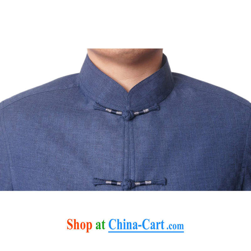 F 1321 men's 14 new fall and winter with long-sleeved Chinese men and boys in older Chinese men Tang jackets blue XXXL/190, and mobile phone line (gesaxing), and, on-line shopping