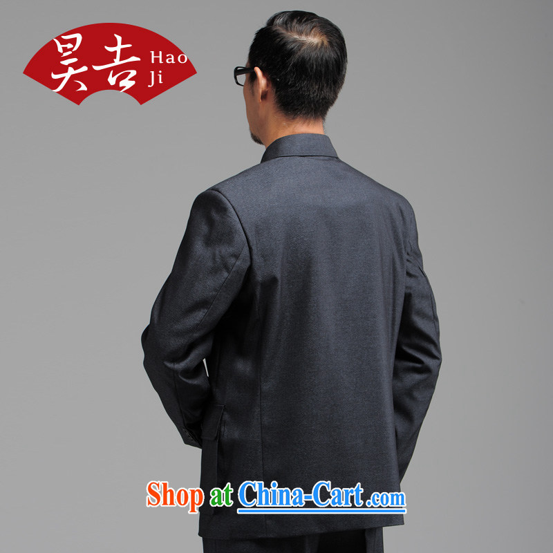 Hao, autumn and winter with new, old men smock Kit older persons Sun Yat-sen suit China wind father clothing gray 70 (165) and Ho-gil, shopping on the Internet