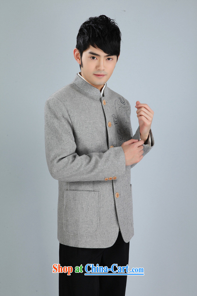 The frequency and smock jacket, collar wool? Tang jackets men's Tang with long-sleeved jacket black 3 XL pictures, price, brand platters! Elections are good character, the national distribution, so why buy now enjoy more preferential! Health