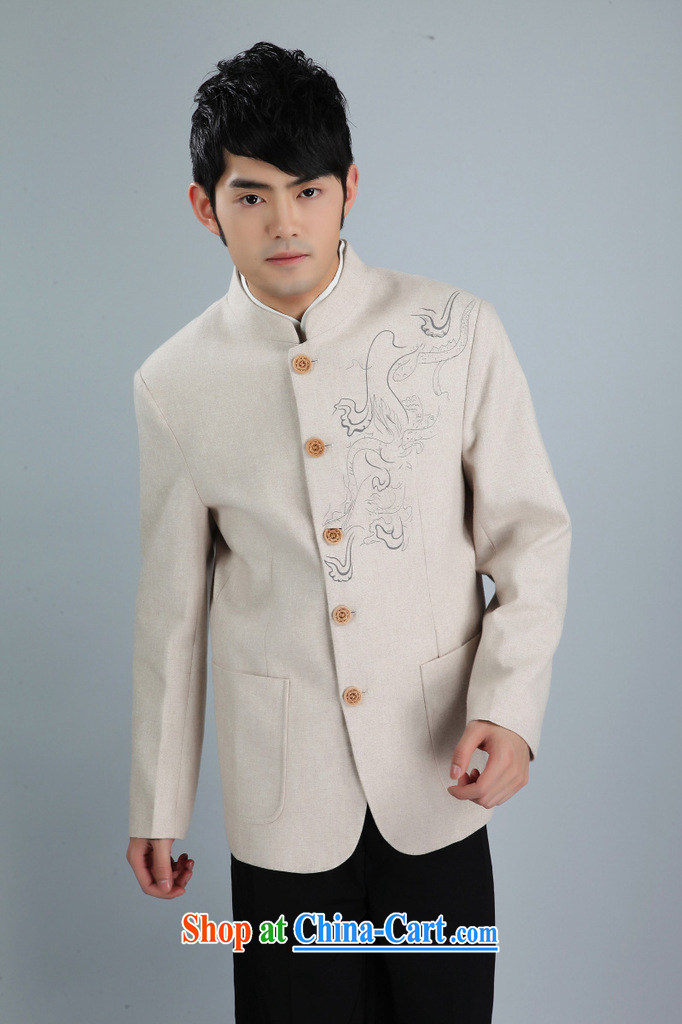 Spend the autumn and winter, the male Tang replace Generalissimo, for Korean wool suits clothing Chinese clothing - 4 white 3XL pictures, price, brand platters! Elections are good character, the national distribution, so why buy now enjoy more preferential! Health