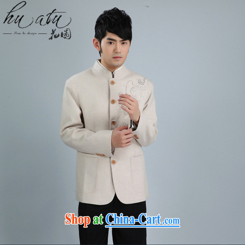 Spend the autumn and winter, the male Tang replace Generalissimo, for Korean wool suits. Tang is suit - 4 white 3XL, spend figure, and shopping on the Internet