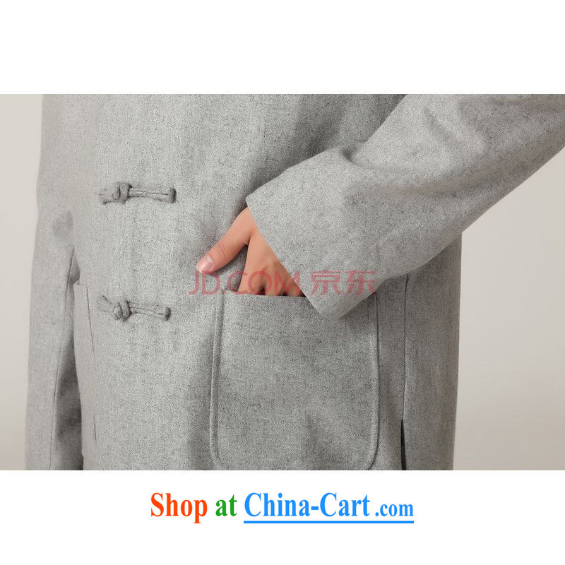 The frequency of taxi Tang with long-sleeved T-shirt and smock, for national wind, served black Tang jackets - 1 gray 3 XL, the bandwidth, and shopping on the Internet