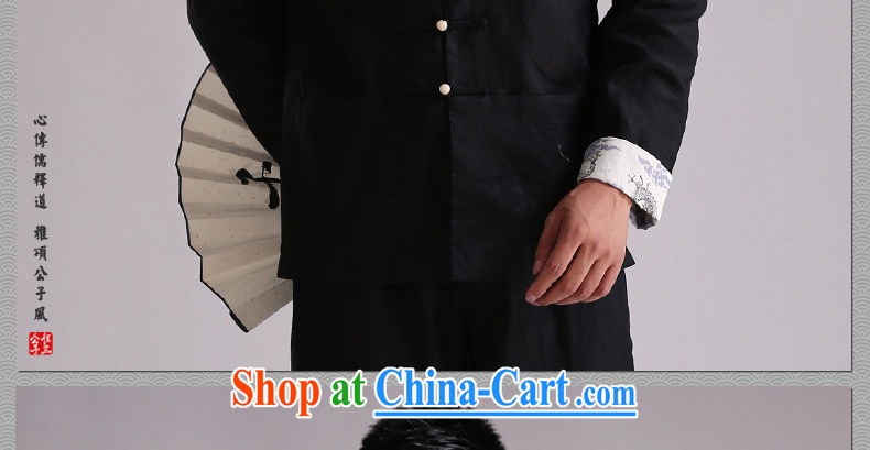 Only 3 Chinese wind Banyan retreat Chinese men and linen Chinese jacket men's leisure Nepal meditation national costumes and army green movement (XXL) pictures, price, brand platters! Elections are good character, the national distribution, so why buy now enjoy more preferential! Health