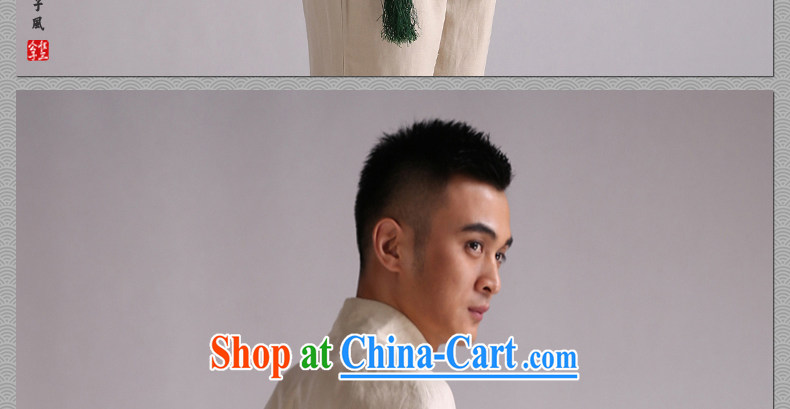 Only 3 Chinese wind Banyan retreat Chinese men and linen Chinese jacket men's leisure Nepal meditation national costumes and army green movement (XXL) pictures, price, brand platters! Elections are good character, the national distribution, so why buy now enjoy more preferential! Health