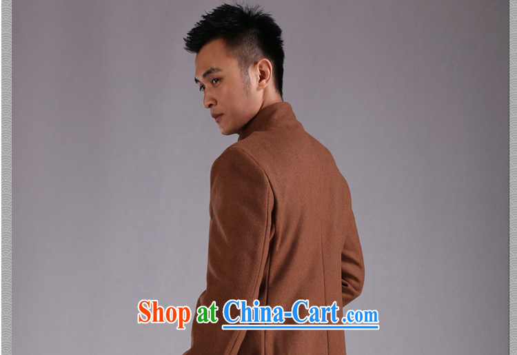 Only 3 Chinese wind no wind jacket, collar wool coat is the improved Chinese Chinese jacket men's National Autumn Black Movement (XXL) pictures, price, brand platters! Elections are good character, the national distribution, so why buy now enjoy more preferential! Health