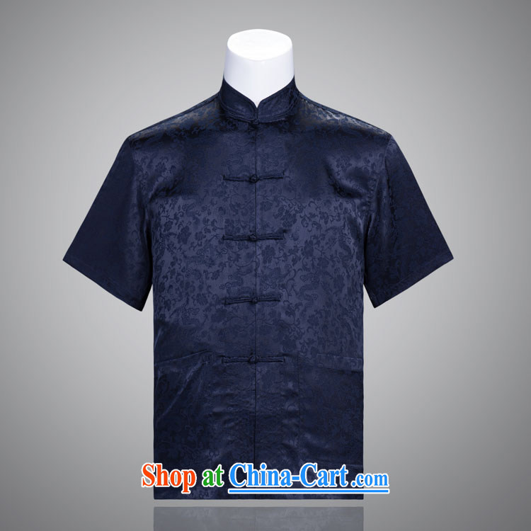 Tibet Tsing Hua Tang replacing men and a short-sleeved men's Chinese summer, older Chinese clothing such as the 185_100, XXXL_