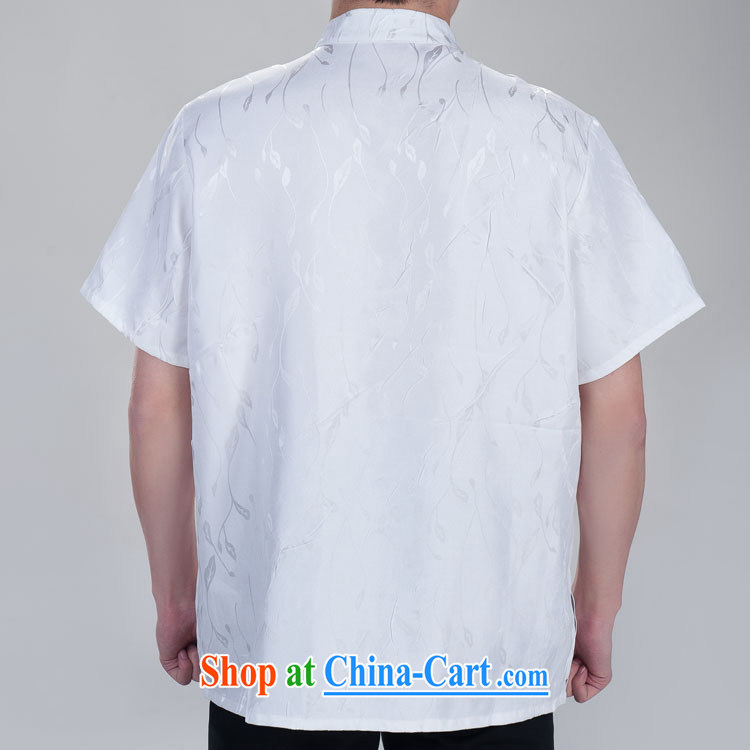 Mute the Chinese men's short-sleeved Tang in older Chinese men and Chinese summer Father's Day Gift beige 185/104, XXXXL) pictures, price, brand platters! Elections are good character, the national distribution, so why buy now enjoy more preferential! Health