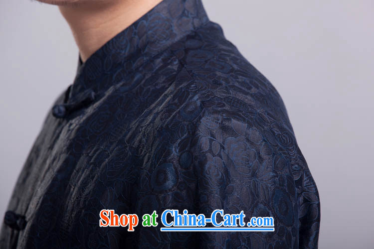 Blue MR NGAN KAM-CHUEN (men's short-sleeved Tang replace summer older sauna silk shirt incense cloud yarn silk shirt such as the 165 /92 (L) pictures, price, brand platters! Elections are good character, the national distribution, so why buy now enjoy more preferential! Health