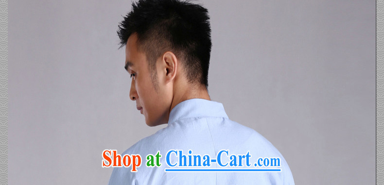 Only 3 Chinese wind is see Chinese men and cultivating Chinese Dress Casual cotton linen clothing Nepal meditation jacket blue movement (XXL) pictures, price, brand platters! Elections are good character, the national distribution, so why buy now enjoy more preferential! Health