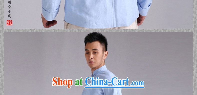 Only 3 Chinese wind is see Chinese men and cultivating Chinese Dress Casual cotton linen clothing Nepal meditation jacket blue movement (XXL) pictures, price, brand platters! Elections are good character, the national distribution, so why buy now enjoy more preferential! Health