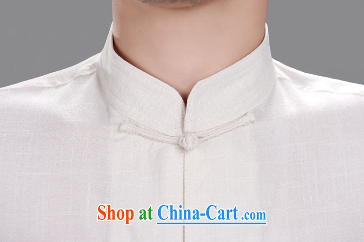 solid-colored Chinese men and cotton the short-sleeved summer, older Chinese wind jacket lightweight and comfortable summer the mandatory yellow 175/92 (XL) pictures, price, brand platters! Elections are good character, the national distribution, so why buy now enjoy more preferential! Health