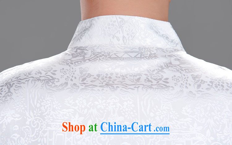 The River During the Qingming Festival men Tang replace summer T-shirt silk Tang on short-sleeved, elderly father red 190/108 A (XXXXL) pictures, price, brand platters! Elections are good character, the national distribution, so why buy now enjoy more preferential! Health