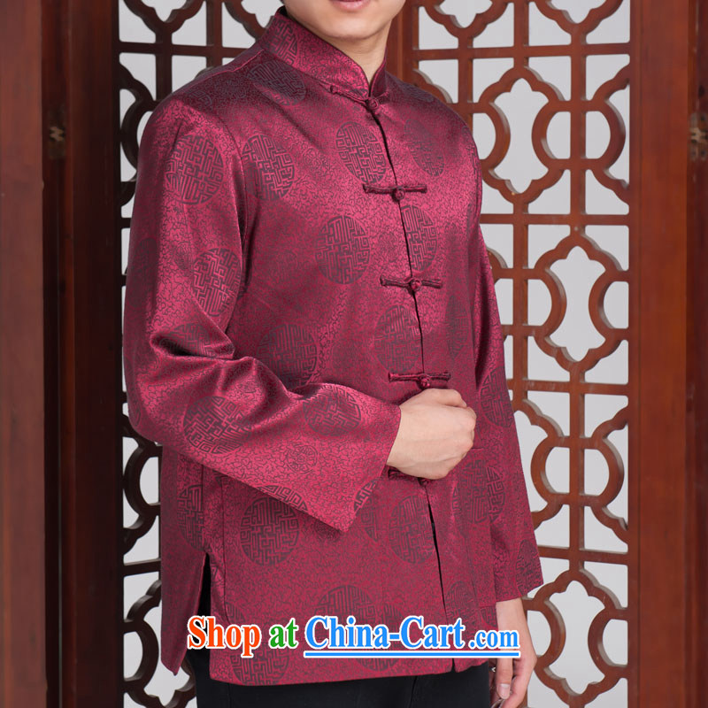 Jubilee 1000 Bok-su Man Tang with the older fall and winter with long-sleeved brocade coverlets Tang jackets of red (winter clothes folder cotton) 185 / 104 A (XXXXL) pictures, price, brand platters! Elections are good character, the national distribution, so why buy now enjoy more preferential! Health