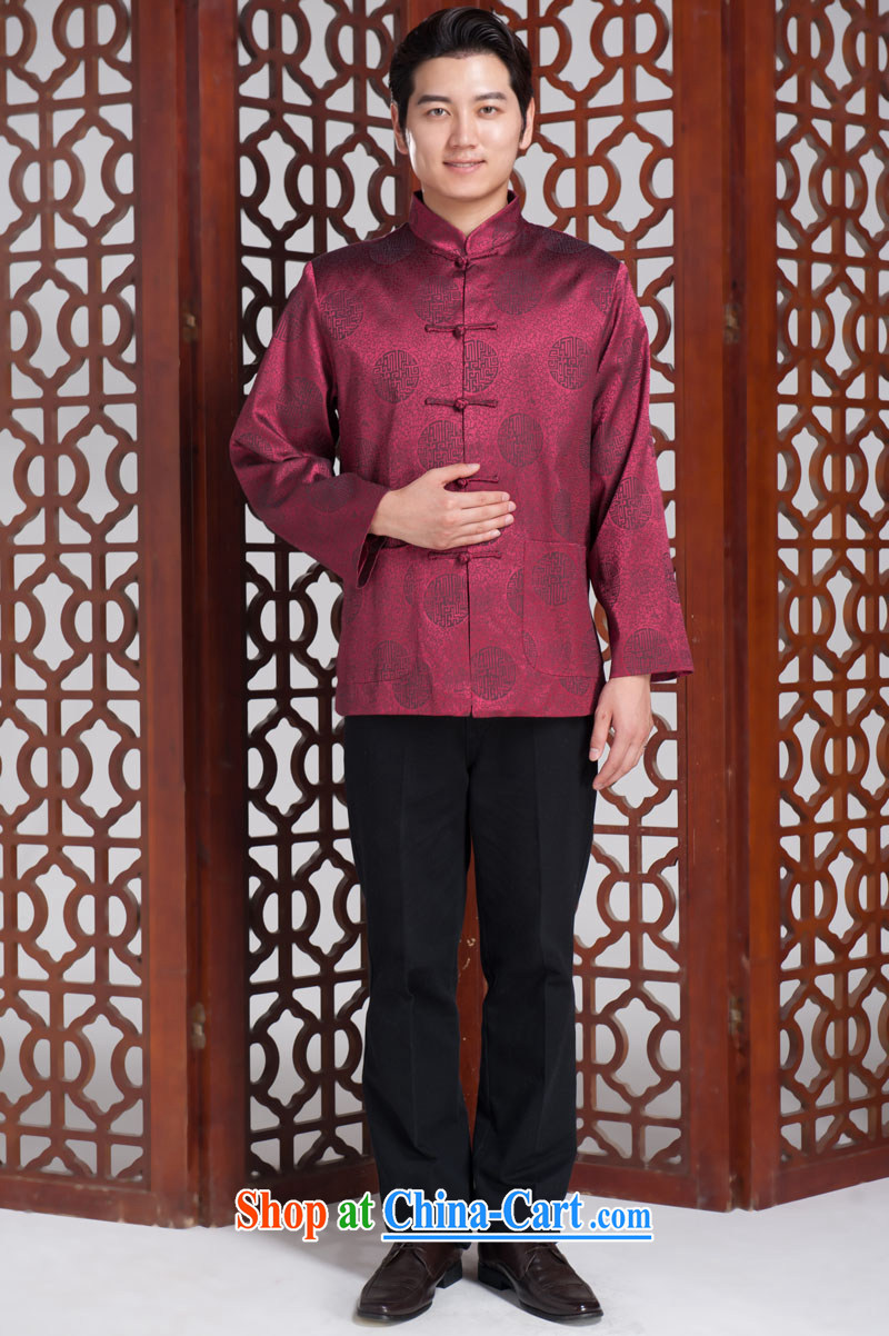 Jubilee 1000 Bok-su Man Tang with the older fall and winter with long-sleeved brocade coverlets Tang jackets of red (winter clothes folder cotton) 185 / 104 A (XXXXL) pictures, price, brand platters! Elections are good character, the national distribution, so why buy now enjoy more preferential! Health